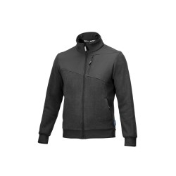 Sparco Grit fleecová mikina na zip, barva: šedá