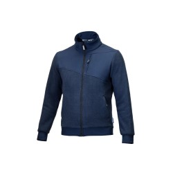 Sparco Grit fleecová mikina na zip, barva: modrá