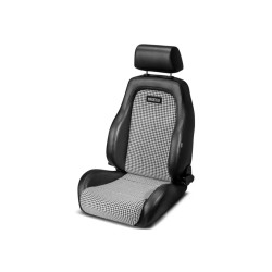 Sparco GT sportovní polohovatelná a sklopná sedačka, barva černá/pepita