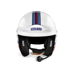 Sparco helma AIR PRO RJ-5i Martini Racing, s interkomem a homologací FIA, velikost XL