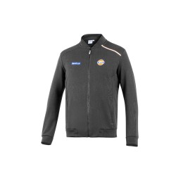Sparco mikina na zip Gulf, barva: šedá