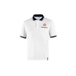 Sparco polo triko Gulf s náprsní kapsičkou, barva: bílá