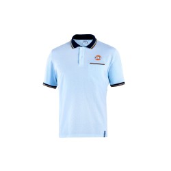 Sparco polo triko Gulf s náprsní kapsičkou, barva: světle modrá