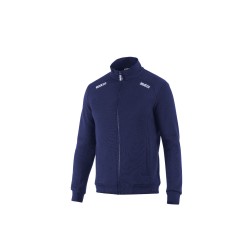 Sparco mikina na zip, barva: modrá