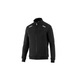 Sparco mikina na zip, barva: černá
