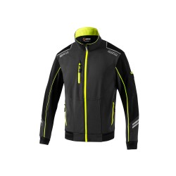 Sparco technická softshell lehká bunda Austin, barva: šedo-žlutá