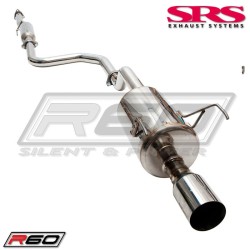 Honda Civic 1995-2001 4 dveř. sedan 1.4i (D14A4 - EJ9) Výfukový systém Catback TÜV R60 SRS exhaust systems