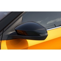 Škoda Fabia IV dekorativní kryty zrcátek černá perlet F9R Monte Carlo pouze pro vozy s hlídáním pruhu