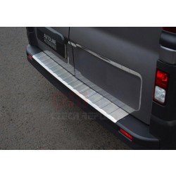 Opel Vivaro 01-14 NEREZ ochranný panel zadního nárazníku RS6 BRUSHED