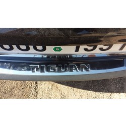 VW Tiguan - nerez chrom ochranný panel nárazníku OMTEC