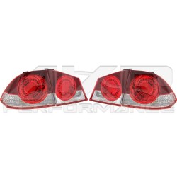 Honda Civic 4dv. 06-11 - zadní světla červeno bílá