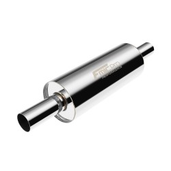 Tlumič výfuku kulatý 425mm vstup/výstup 76mm/76mm