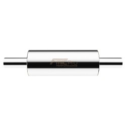 Tlumič výfuku kulatý 425mm vstup/výstup 89mm/89mm