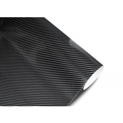 Wrapová fólie s 3D efektem - černý karbon matný v provedení 4D, Rozměr: 50 x 50 cm