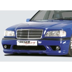 Rieger kompletní přední nárazník pro Mercedes třída C W202 sedan, t-model, plast ABS bez povrchové úpravy, bez držáků originálních mlhových světel