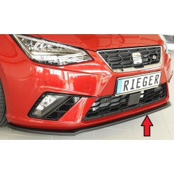 Rieger lipa pod přední nárazník pro Seat Ibiza FR KJ 5-dvéř., 01/17-, plast ABS bez povrchové úpravy