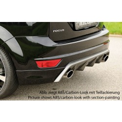 Rieger spoiler pod zadní nárazník pro Ford Focus 2 3-dvéř., 5-dvéř. po faceliftu r.v. 02/08-01/11, plast ABS bez povrchové úpravy