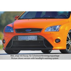 Rieger kompletní přední nárazník pro Ford Focus 2 vč. ST 3-dvéř., 5-dvéř. před faceliftem, plast ABS bez povrchové úpravy, pro vozy bez ostřikovačů světlometů
