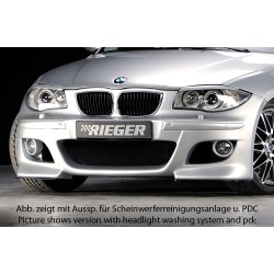 Rieger kompletní přední nárazník pro BMW řada 1 E87 4-dvéř. před faceliftem, plast ABS bez povrchové úpravy