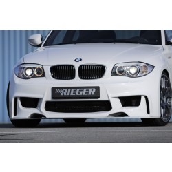 Rieger kompletní přední nárazník pro BMW řada 1 E81, E82, E88, E87 2-dvéř., 4-dvéř., kabriolet, kupé, sedan, plast ABS bez povrchové úpravy