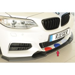Rieger lipa pod přední nárazník pro BMW řada 2 F23 kabriolet, 07/17-, plast ABS bez povrchové úpravy