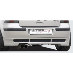Rieger spoiler pod zadní nárazník pro Volkswagen Golf 4 1J r.v. 10/97-03, plast ABS bez povrchové úpravy, mimo VR6