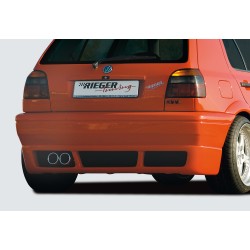 Rieger kompletní zadní nárazník pro Volkswagen Golf 3 3-dvéř., 5-dvéř., kabriolet, plast ABS bez povrchové úpravy