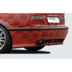 Rieger kompletní zadní nárazník, BMW E36 RT04 pro BMW řada 3 E36 kabriolet, kupé, sedan, plast ABS bez povrchové úpravy