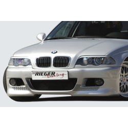 Rieger kompletní přední nárazník M3-Look pro BMW řada 3 E46 kabriolet, kupé vč. faceliftu, plast ABS bez povrchové úpravy