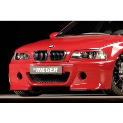 Rieger kompletní přední nárazník CS-Look pro BMW řada 3 E46 M3 kabriolet, kupé, plast ABS bez povrchové úpravy