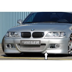 Rieger kompletní přední nárazník pro BMW řada 3 E46 sedan, touring po faceliftu, plast ABS bez povrchové úpravy, s držáky pro originální mlhová světla