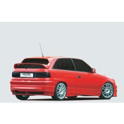 Rieger kompletní zadní nárazník RT08 pro Opel Astra F 3-dvéř., 5-dvéř., hatchback, plast ABS bez povrchové úpravy