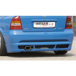 Rieger spoiler pod zadní nárazník pro Opel Astra G 3-dv??ř., cabrio, kupé, plast ABS bez povrchové úpravy