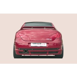 Rieger spoiler pod zadní nárazník pro Peugeot 307 convertible CC vč. faceliftu r.v. 04/01-04/05, 05-05-, plast ABS bez povrchové úpravy