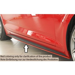 Rieger spoiler pod boční práh mont. strana pravá pro Audi A5 B9, F5 Sportback před faceliftem, r.v. 07/16-12/19, plast ABS bez povrchové úpravy