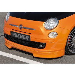 Rieger spoiler pod přední nárazník pro Fiat 500 312 2-dvéř., r.v. 10/07-, plast ABS bez povrchové úpravy