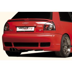 Rieger kompletní zadní nárazník S3-Look pro Audi A3 8L 3-dvéř., 5-dvéř., plast ABS bez povrchové úpravy