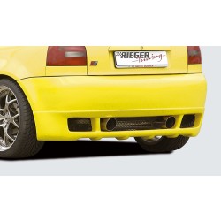 Rieger kompletní zadní nárazník pro Audi A3 S3 8L, plast ABS bez povrchové úpravy
