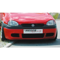Rieger spoiler pod přední nárazník (varianta 3) pro Opel Corsa B 3-dvéř. (do r.v. 97), r.v. 02/93-09/96, plast ABS bez povrchové úpravy