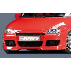 Rieger kompletní přední nárazník pro Opel Corsa B 3-dvéř., 5-dvéř. vč. faceliftu, plast ABS bez povrchové úpravy