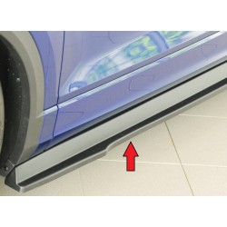Rieger spoiler pod boční práh mont. strana levá pro Volkswagen T-roc A1 5-dvéř., r.v. 01/22-, plast ABS bez povrchové úpravy
