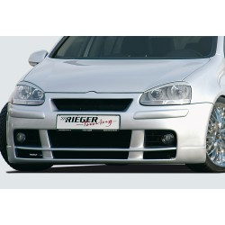 Rieger kompletní přední nárazník pro Volkswagen Golf 5 1K 3-dvéř., 5-dvéř., plast ABS bez povrchové úpravy, bez žebrování