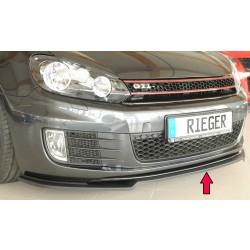 Rieger lipa pod přední nárazník pouze pro GTI / GTD pro Volkswagen Golf 6 GTI kabriolet, plast ABS bez povrchové úpravy