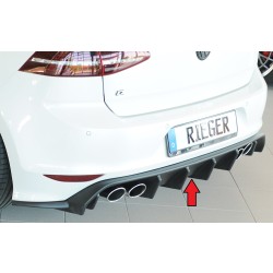 Rieger vložka zadního nárazníku pro Volkswagen Golf 7 R-Line 3-dvéř., plast ABS bez povrchové úpravy