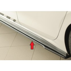 Rieger spoiler pod boční práh mont. strana levá pro Volkswagen Golf 8 GTI Clubsport 5-dvéř., r.v. 10/20-, plast ABS bez povrchové úpravy