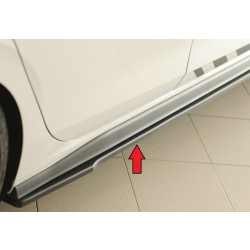 Rieger spoiler pod boční práh mont. strana pravá pro Volkswagen Golf 8 GTI Clubsport 5-dvéř., r.v. 10/20-, plast ABS bez povrchové úpravy