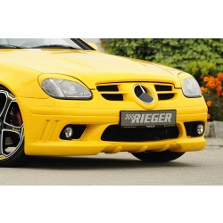 Rieger kompletní přední nárazník pro Mercedes SLK R170, plast ABS bez povrchové úpravy, s uzavřeným žebrováním, pro vozy s originálními mlhovými světly