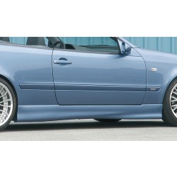 Rieger boční práh mont. strana pravá pro Mercedes CLK W208 kabriolet, kupé, plast ABS bez povrchové úpravy