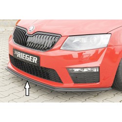 Rieger lipa pod přední nárazník pro Škoda Octavia RS 5E combi, sedan před faceliftem, 06/13-01/17, plast ABS bez povrchové úpravy