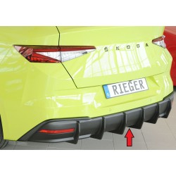 Rieger vložka zadního nárazníku (pro vozy s tažným zařízením) pro Škoda Enyaq iV RS SUV (5AZ), plast ABS bez povrchové úpravy